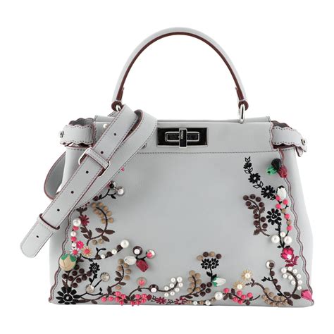 fendi peekaboo embroidered